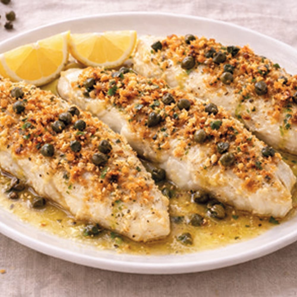 Kabeljau mit Zitronenpesto